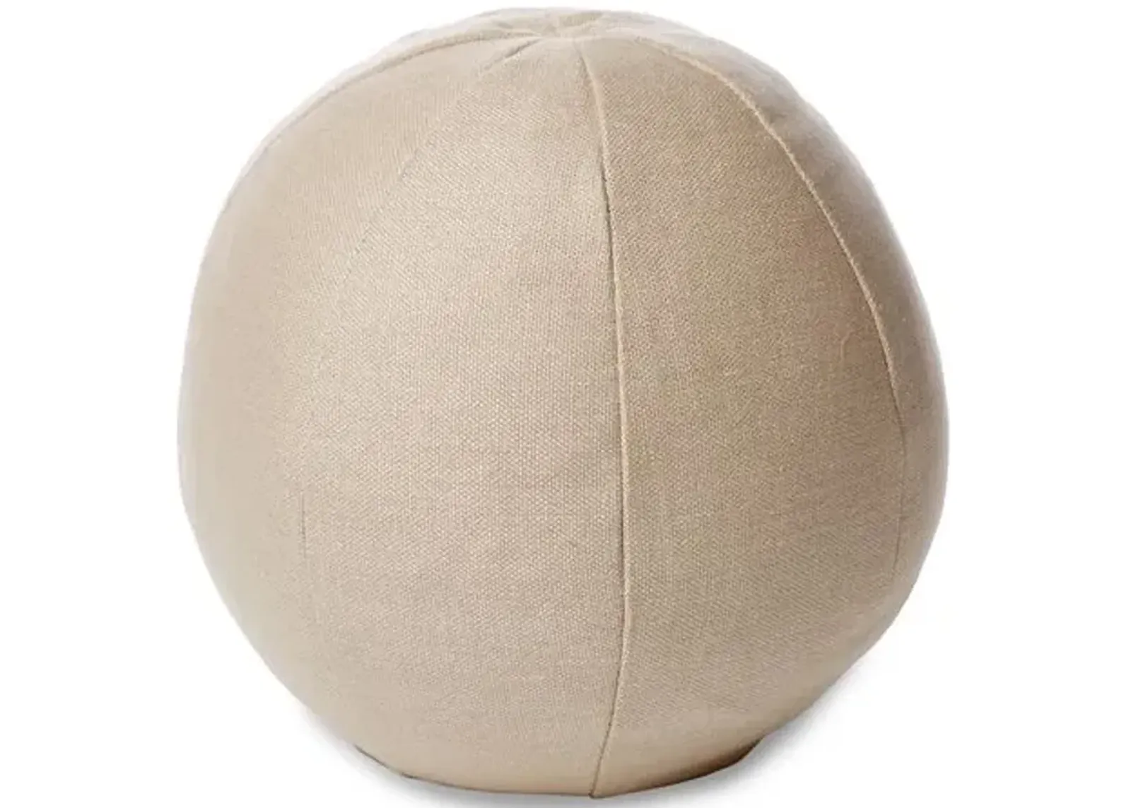 Emma 12x12 Ball Pillow - Dune Linen