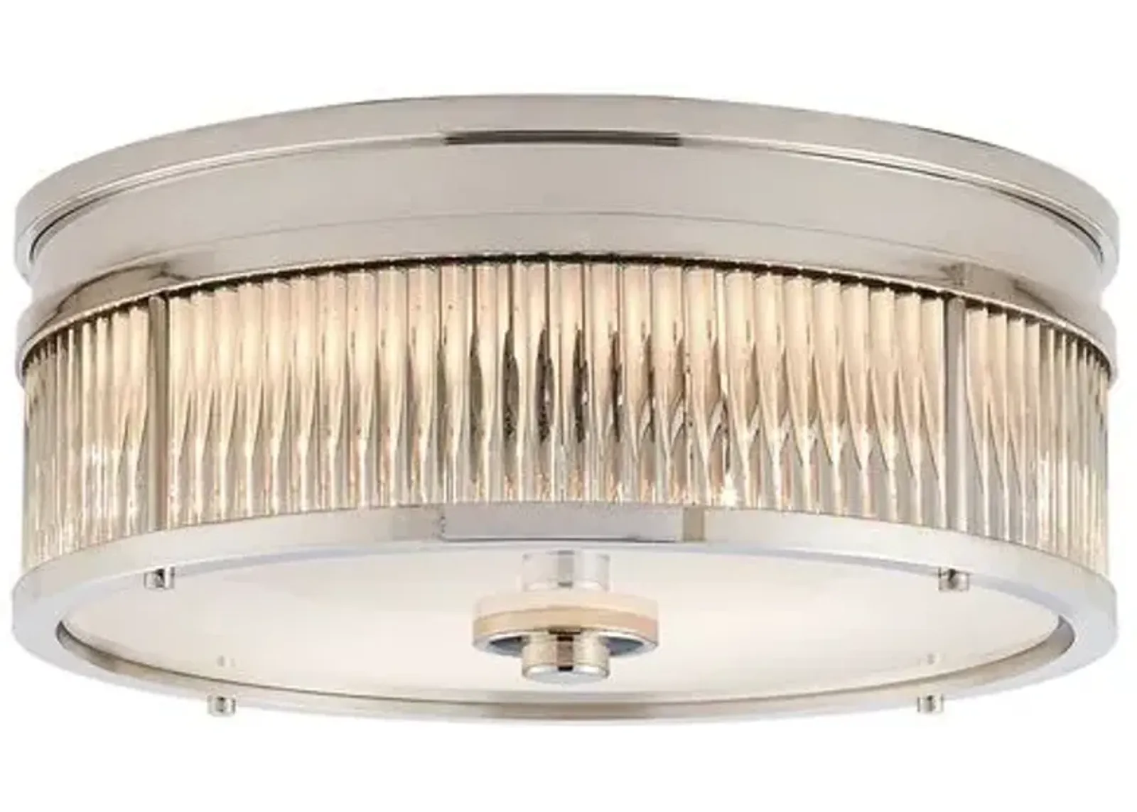 Ralph Lauren Home - Visual Comfort - Allen Small Flush Mount - Silver