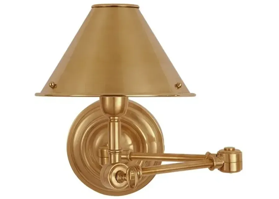 Ralph Lauren Home - Visual Comfort - Anette Swing-Arm Wall Sconce - Gold