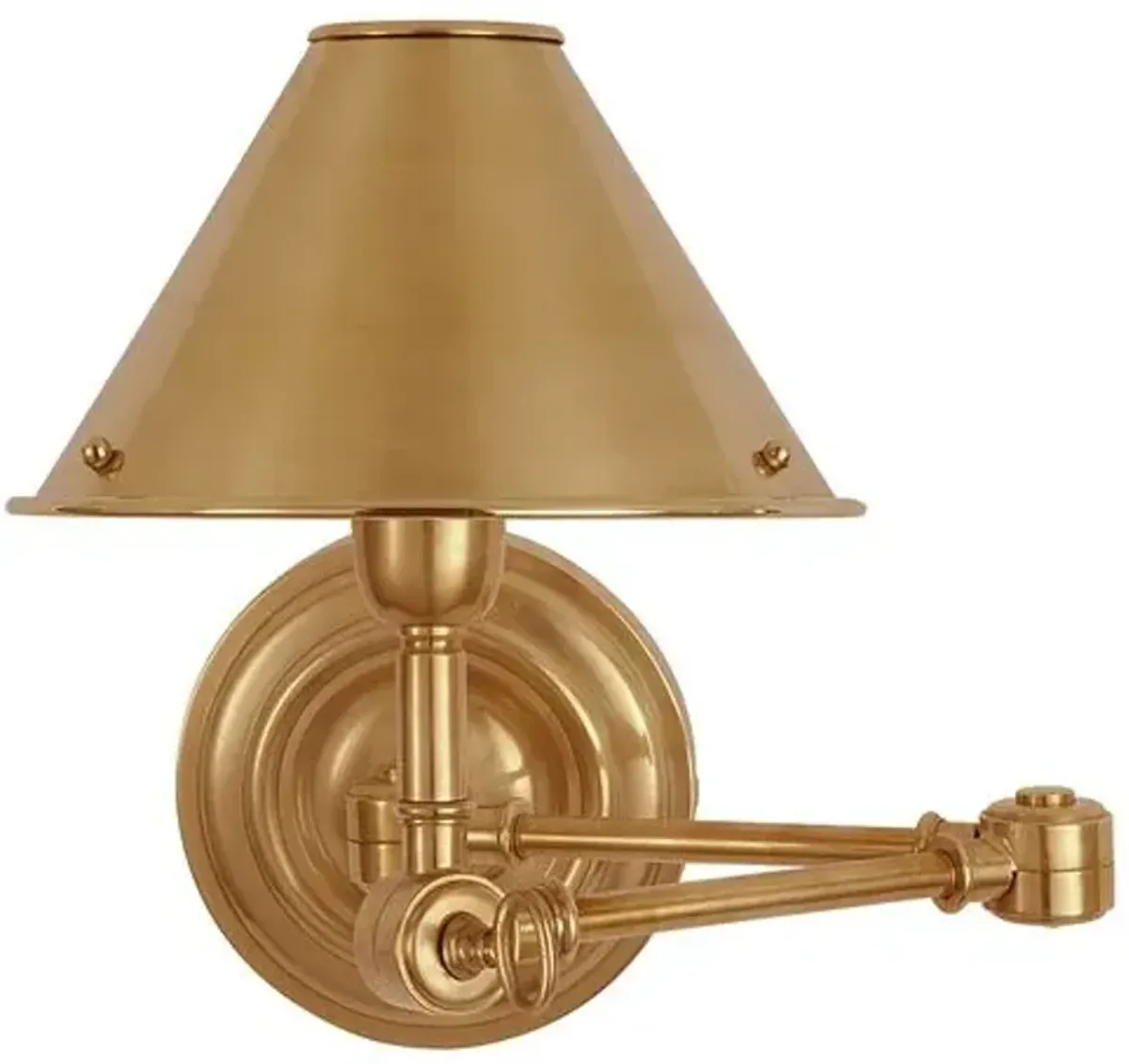 Ralph Lauren Home - Visual Comfort - Anette Swing-Arm Wall Sconce - Gold