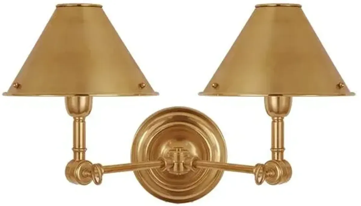 Ralph Lauren Home - Visual Comfort - Anette Double Sconce - Gold