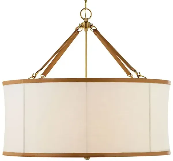 Ralph Lauren Home - Visual Comfort - Broomfield Large Hanging Shade - Brown