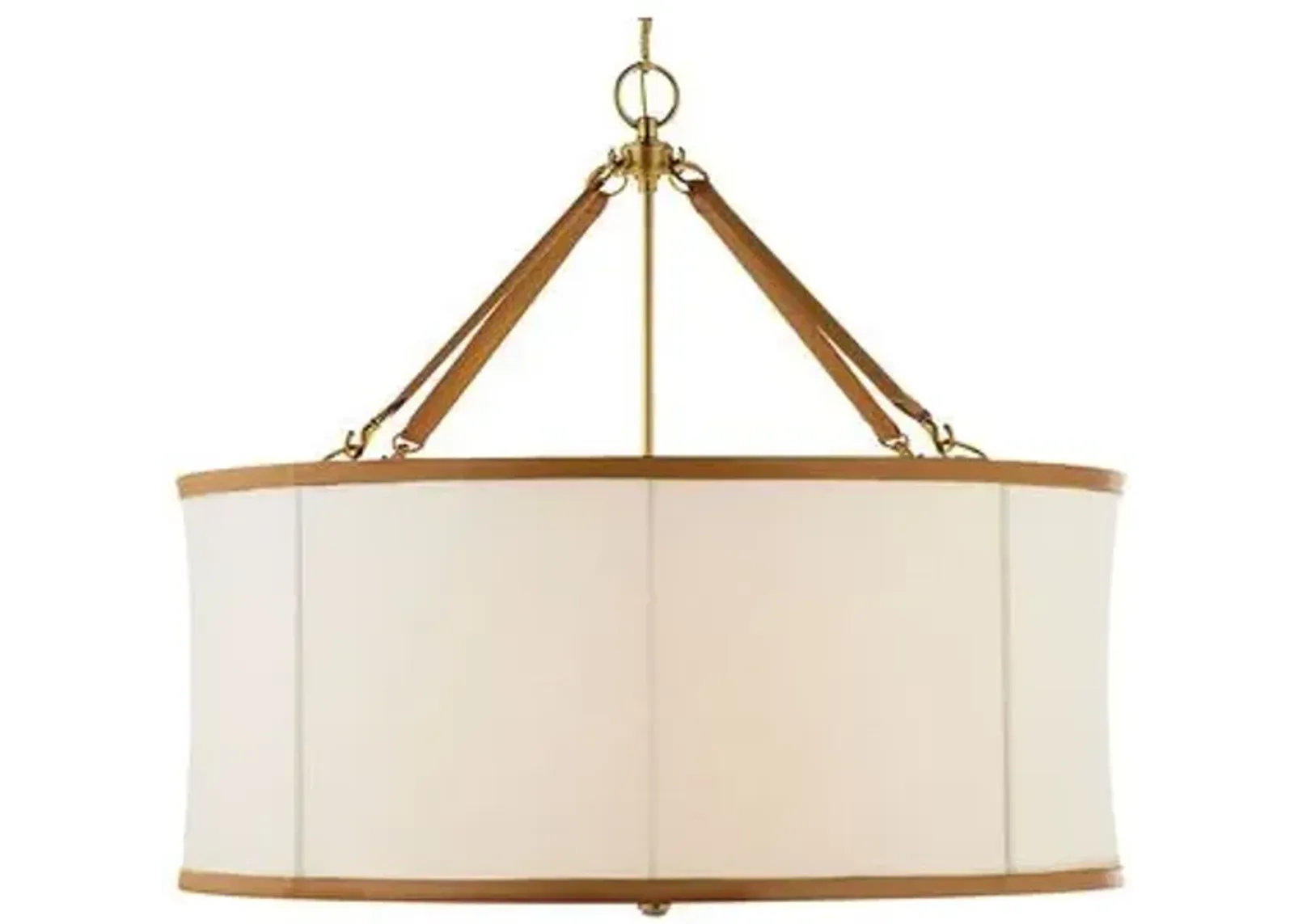 Ralph Lauren Home - Visual Comfort - Broomfield Large Hanging Shade - Brown