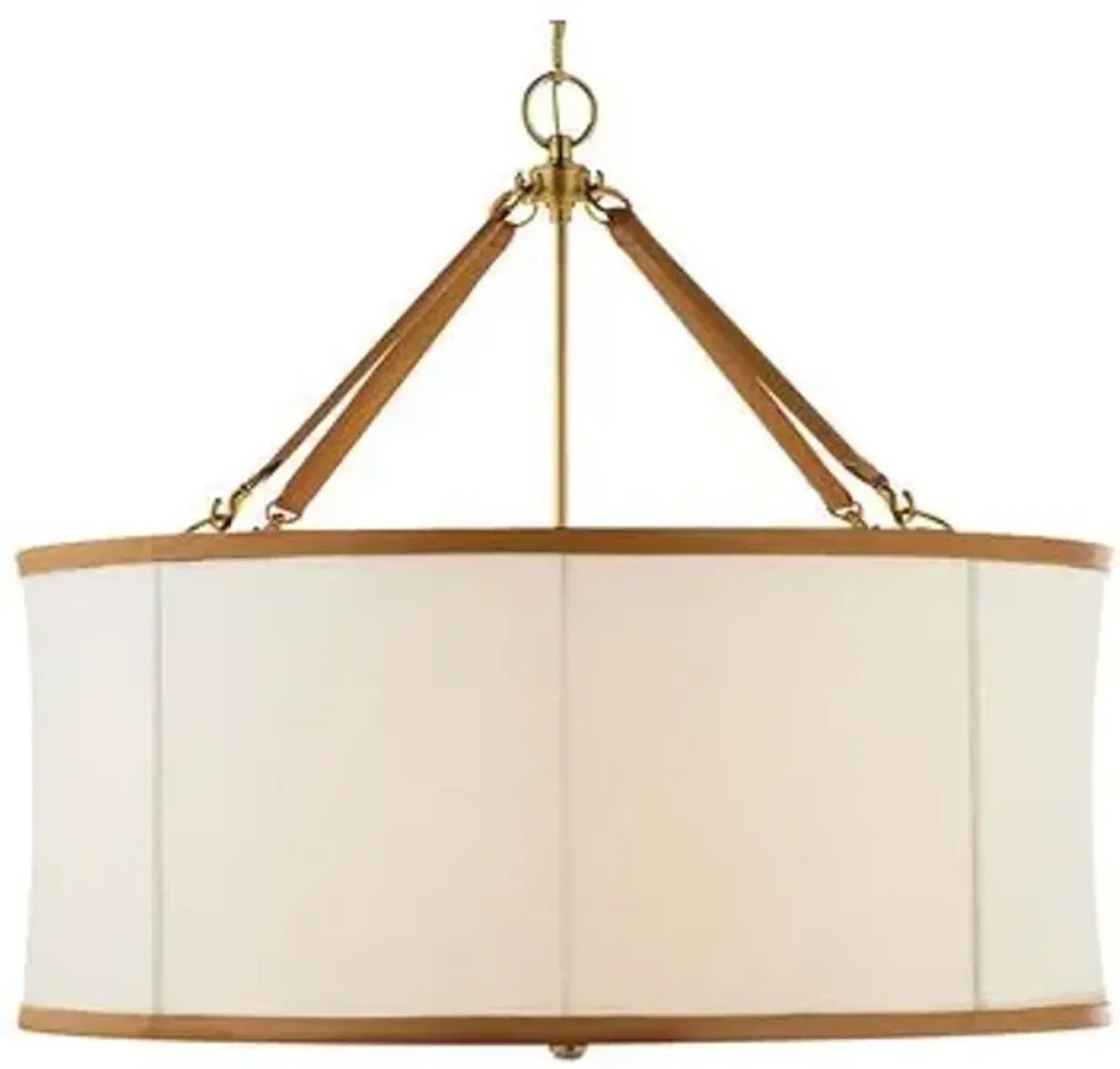 Ralph Lauren Home - Visual Comfort - Broomfield Large Hanging Shade - Brown