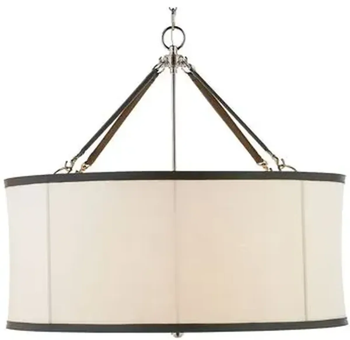 Ralph Lauren Home - Visual Comfort - Broomfield Large Hanging Shade - Black