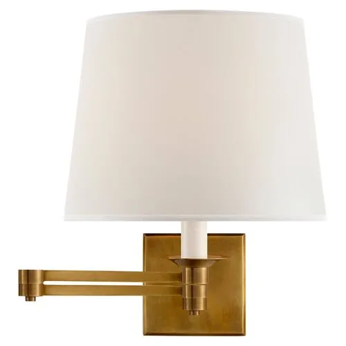 Ralph Lauren Home - Visual Comfort - Evans Swing-Arm Sconce - Gold