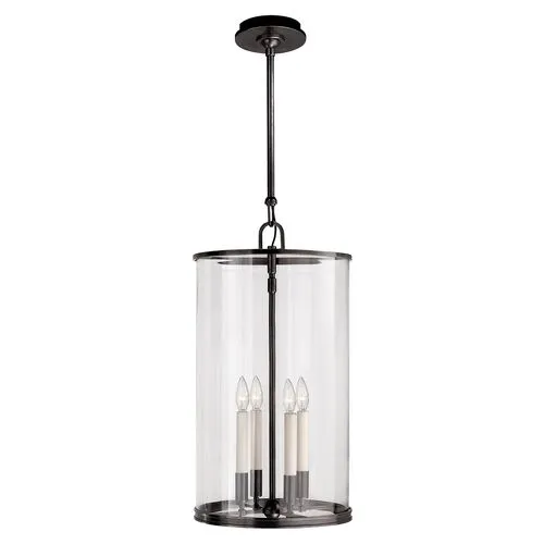 Ralph Lauren Home - Visual Comfort - Modern Large Glass Lantern - Black