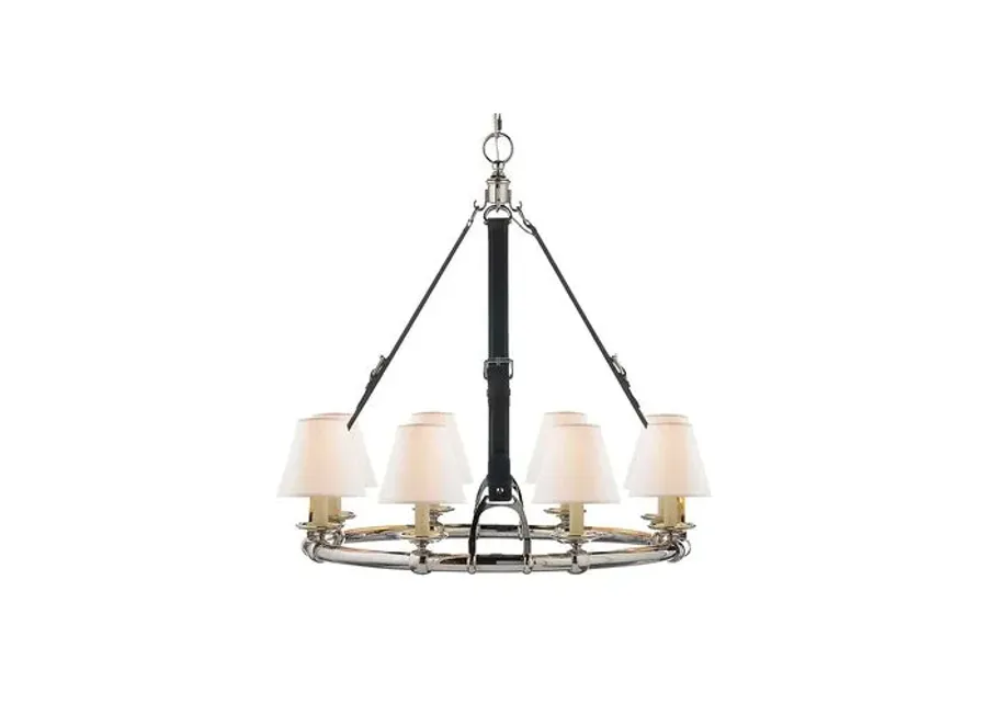 Ralph Lauren Home - Visual Comfort - Westbury Single-Tier Chandelier - Silver