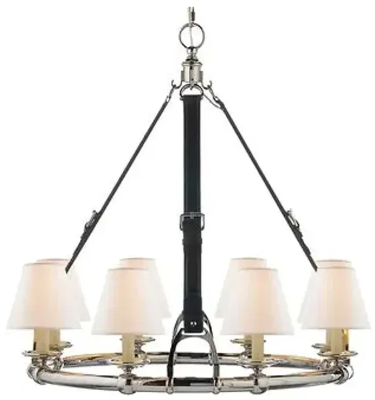 Ralph Lauren Home - Visual Comfort - Westbury Single-Tier Chandelier - Silver