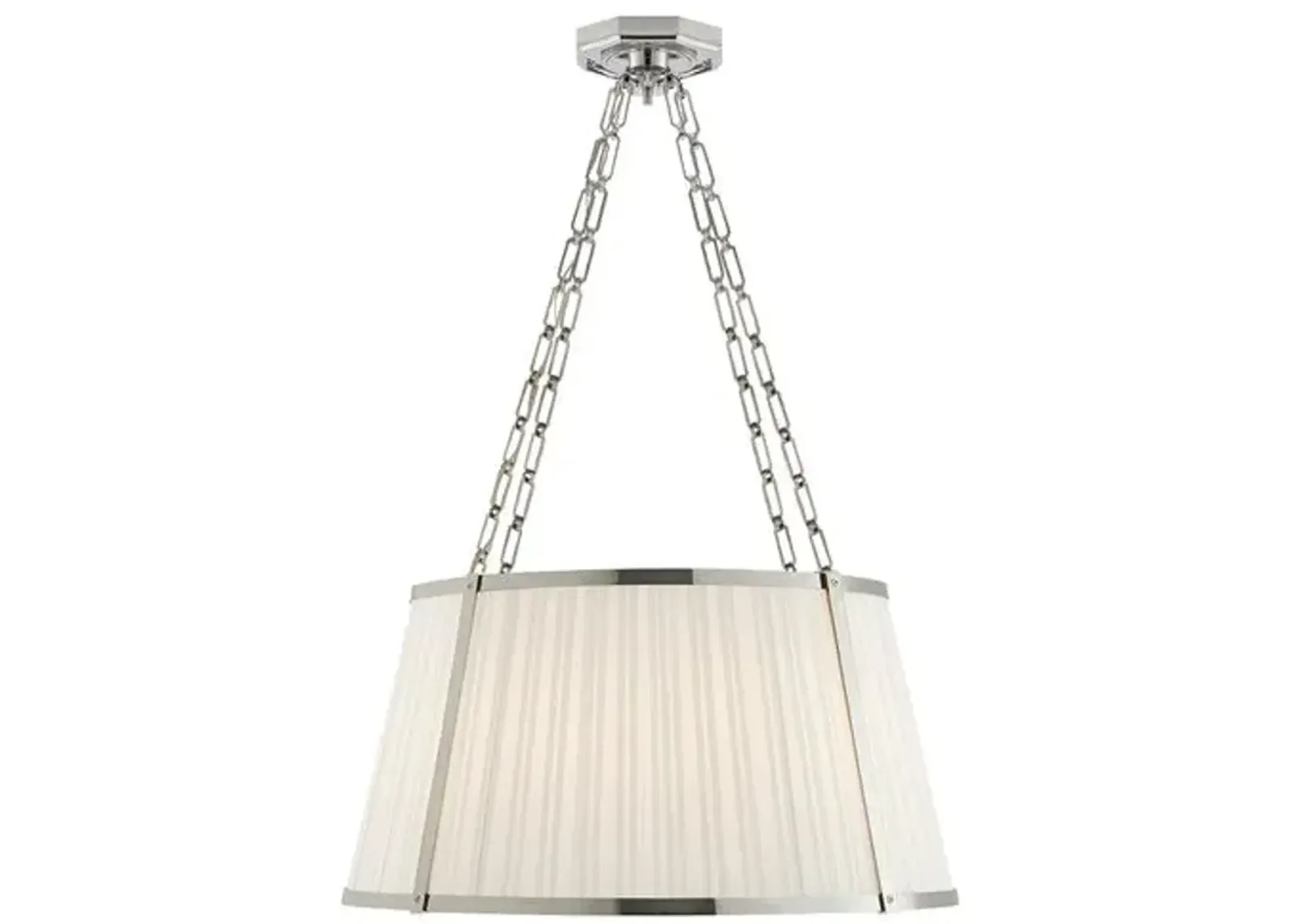 Ralph Lauren Home - Visual Comfort - Windsor Large Hanging Shade - Silver