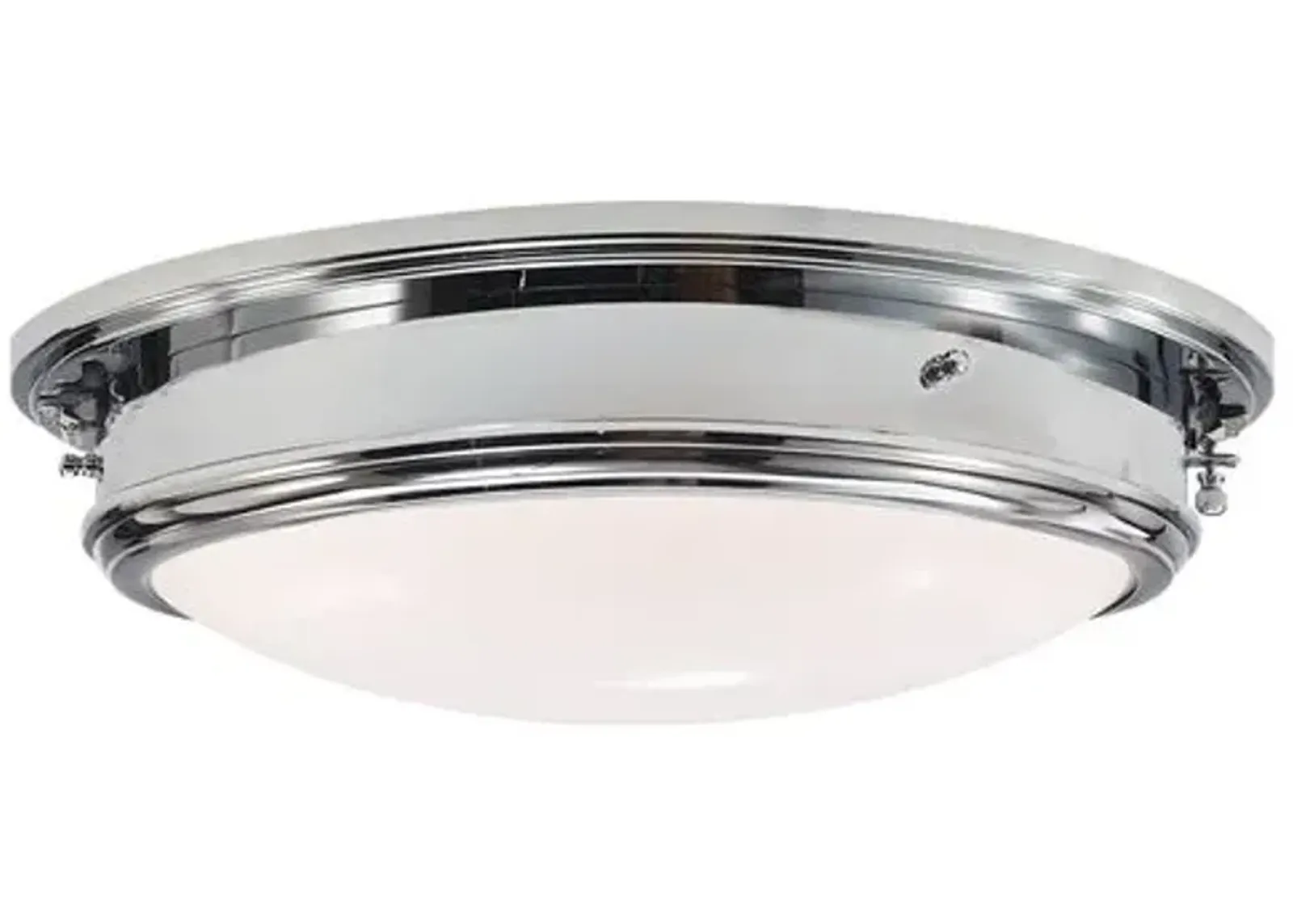 Ralph Lauren Home - Visual Comfort - Marine Flush Mount - Silver