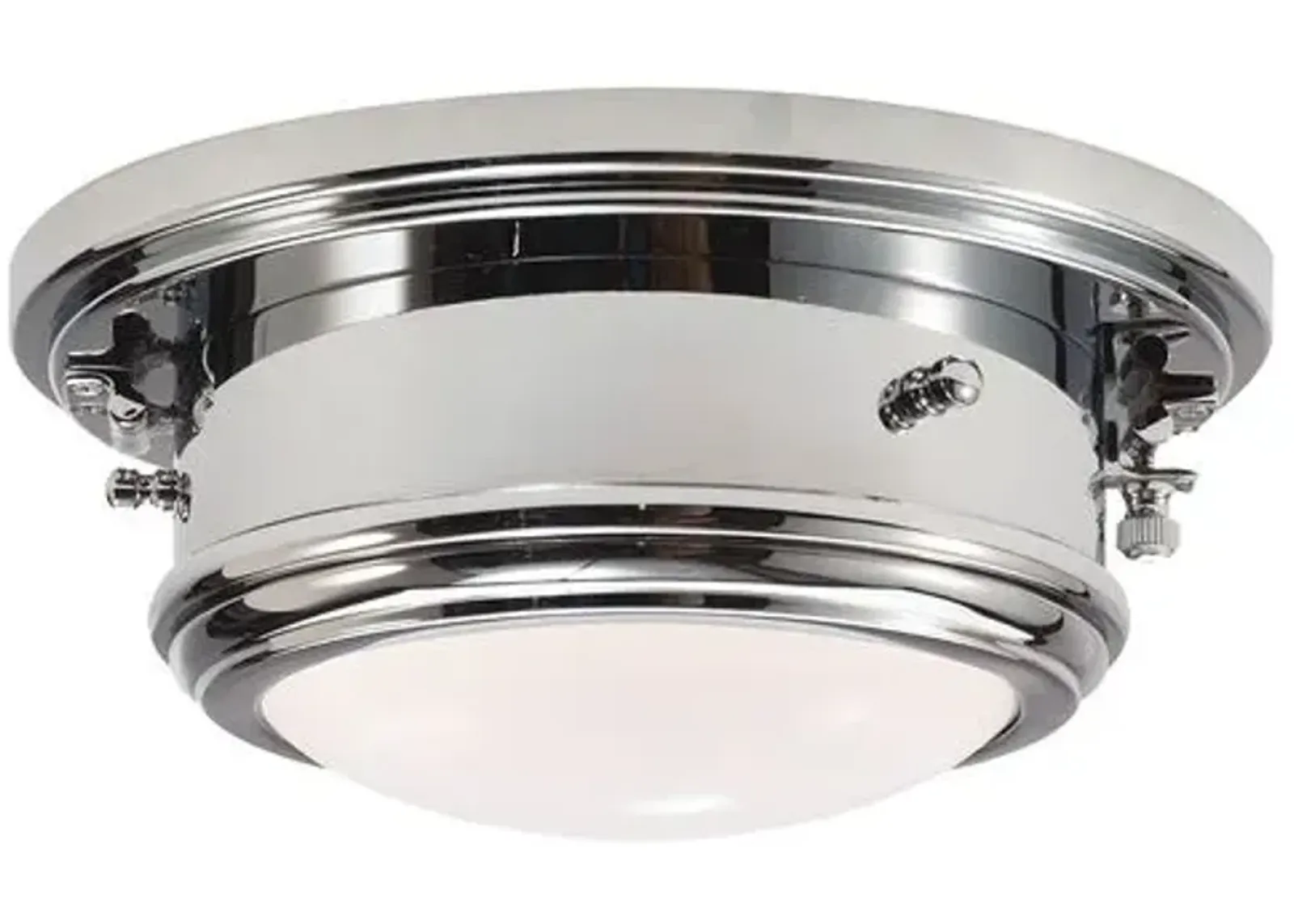 Ralph Lauren Home - Visual Comfort - Marine Flush Mount - Silver