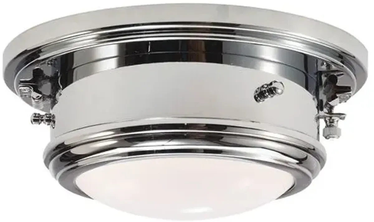 Ralph Lauren Home - Visual Comfort - Marine Flush Mount - Silver