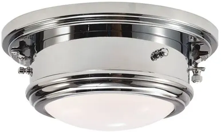 Ralph Lauren Home - Visual Comfort - Marine Flush Mount - Silver