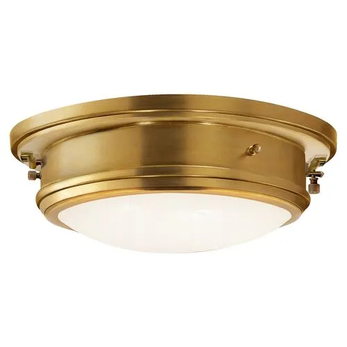 Ralph Lauren Home - Visual Comfort - Marine Flush Mount - Gold