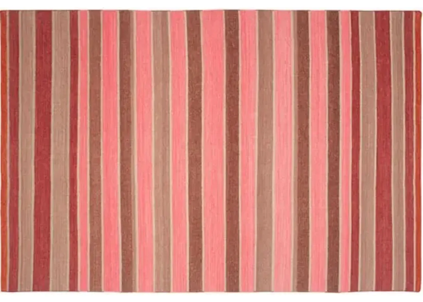 Barragan Stripe Rug - Ralph Lauren Home - Pink - Pink