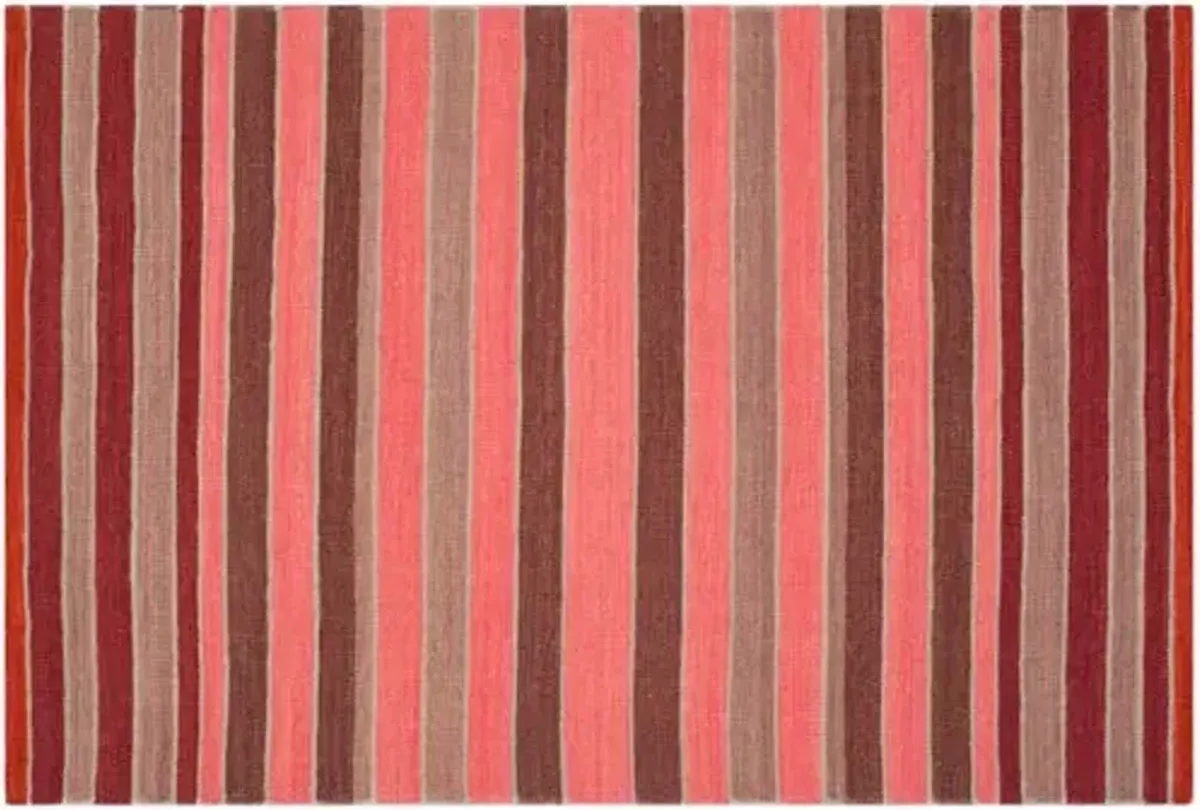 Barragan Stripe Rug - Ralph Lauren Home - Pink - Pink