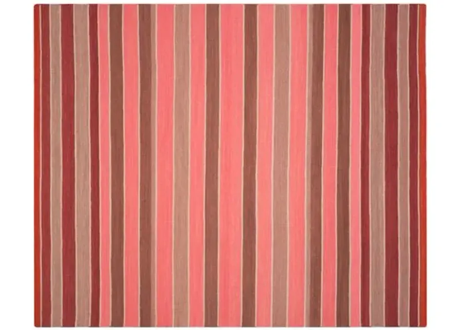 Barragan Stripe Rug - Ralph Lauren Home - Pink - Pink