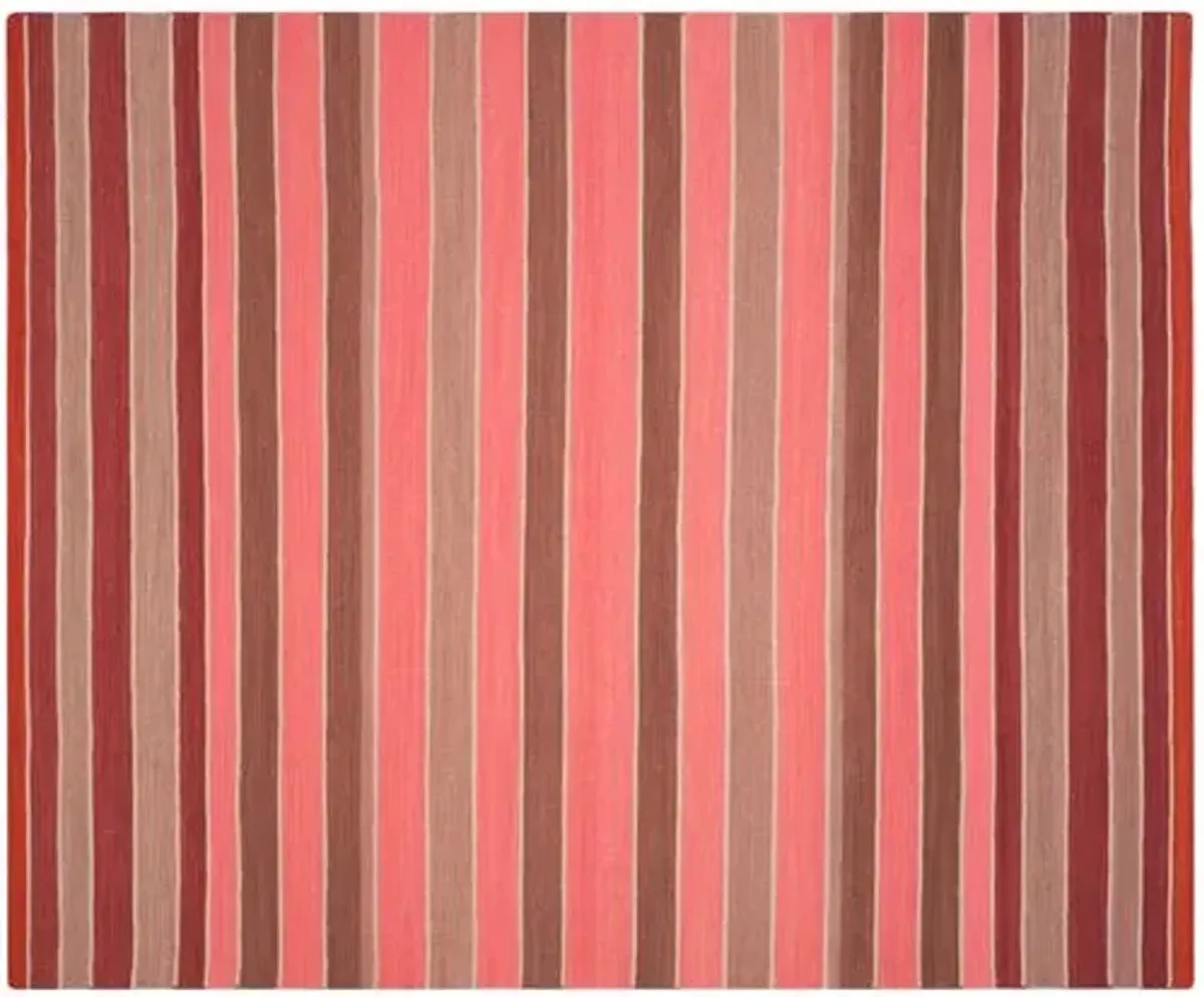 Barragan Stripe Rug - Ralph Lauren Home - Pink - Pink