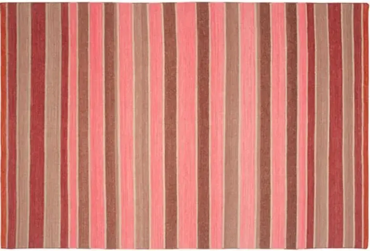 Barragan Stripe Rug - Ralph Lauren Home - Pink - Pink