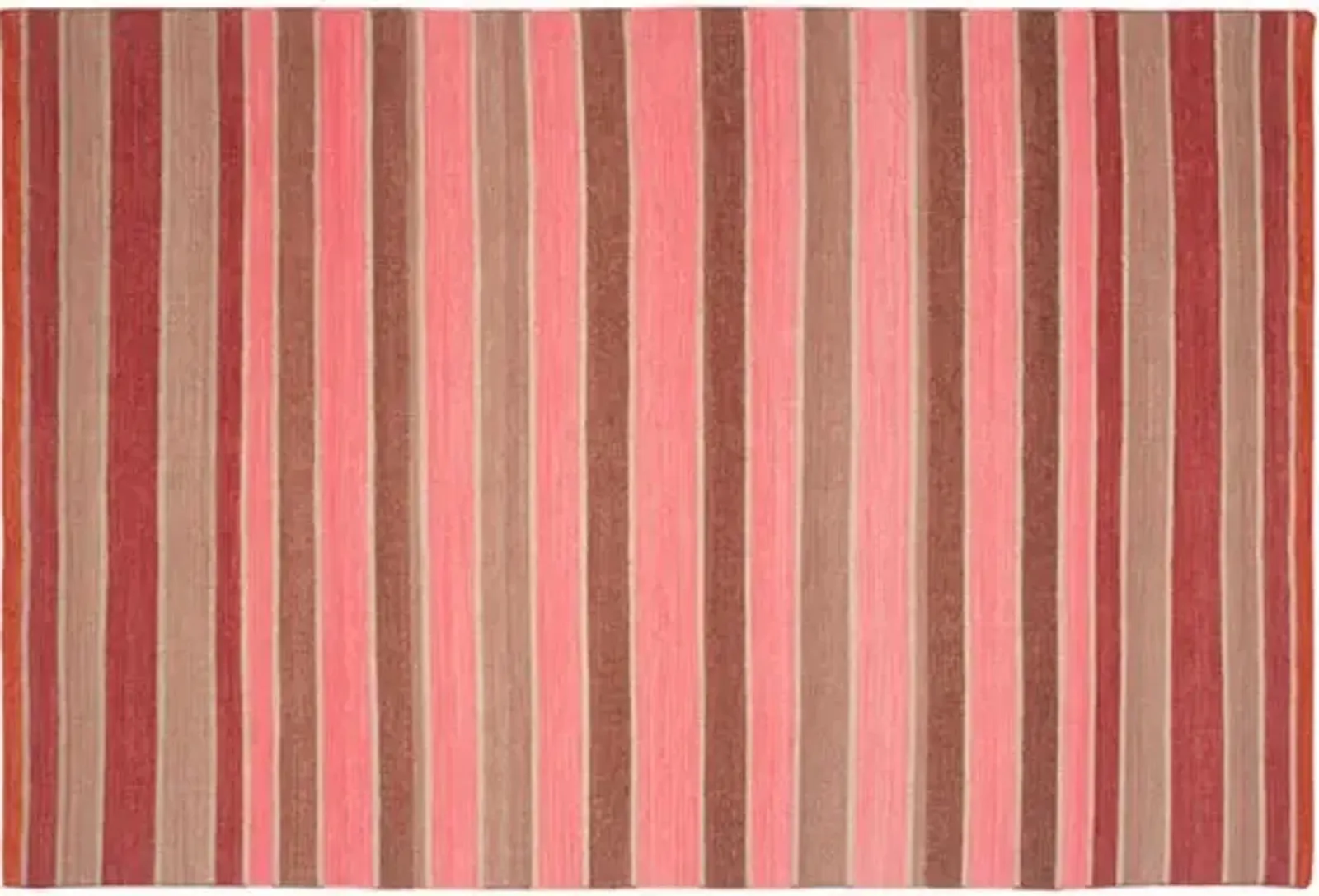 Barragan Stripe Rug - Ralph Lauren Home - Pink - Pink