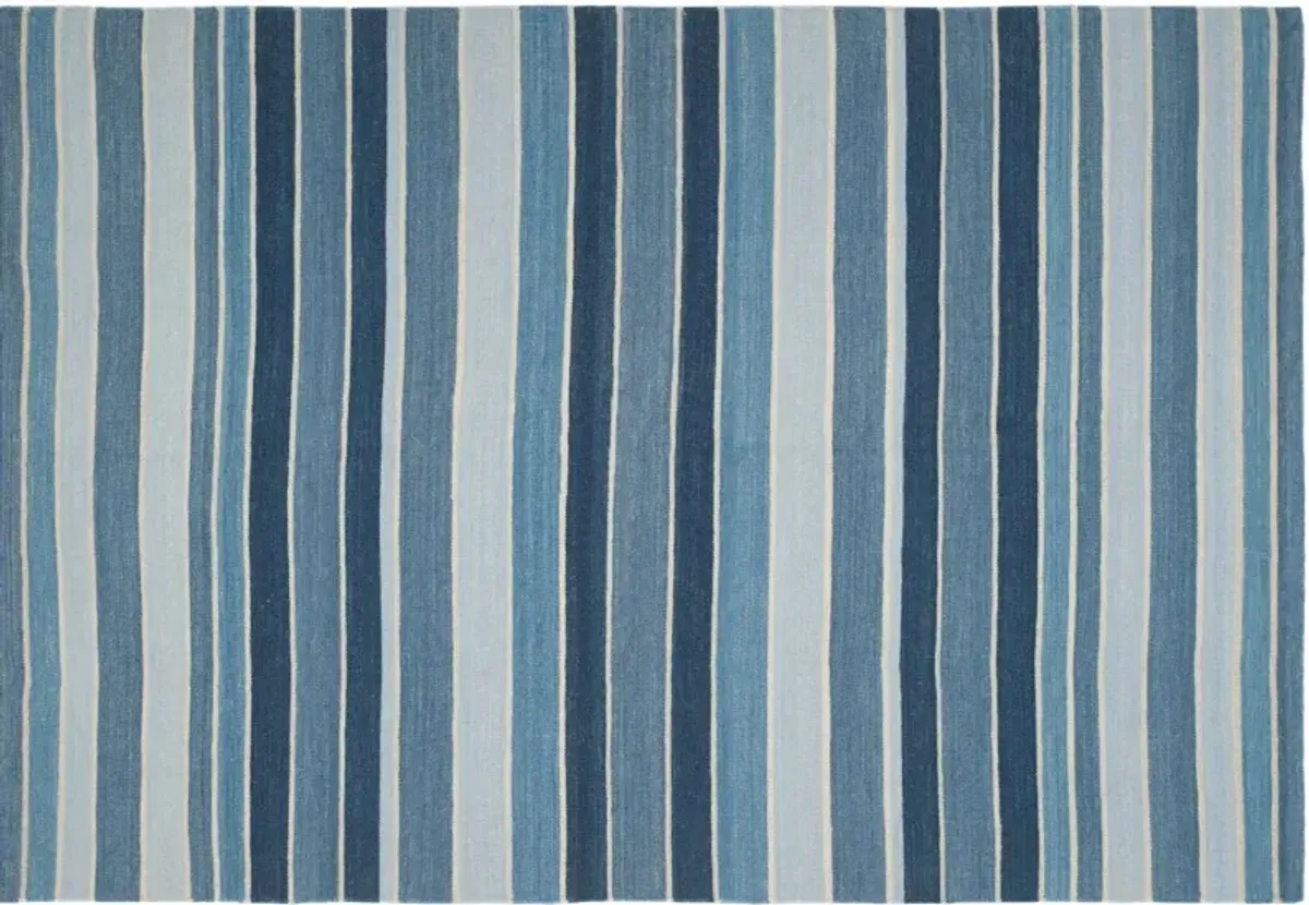Barragan Stripe Rug - Ralph Lauren Home - Blue - Blue