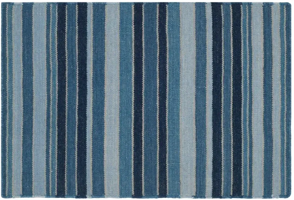 Barragan Stripe Rug - Ralph Lauren Home - Blue - Blue