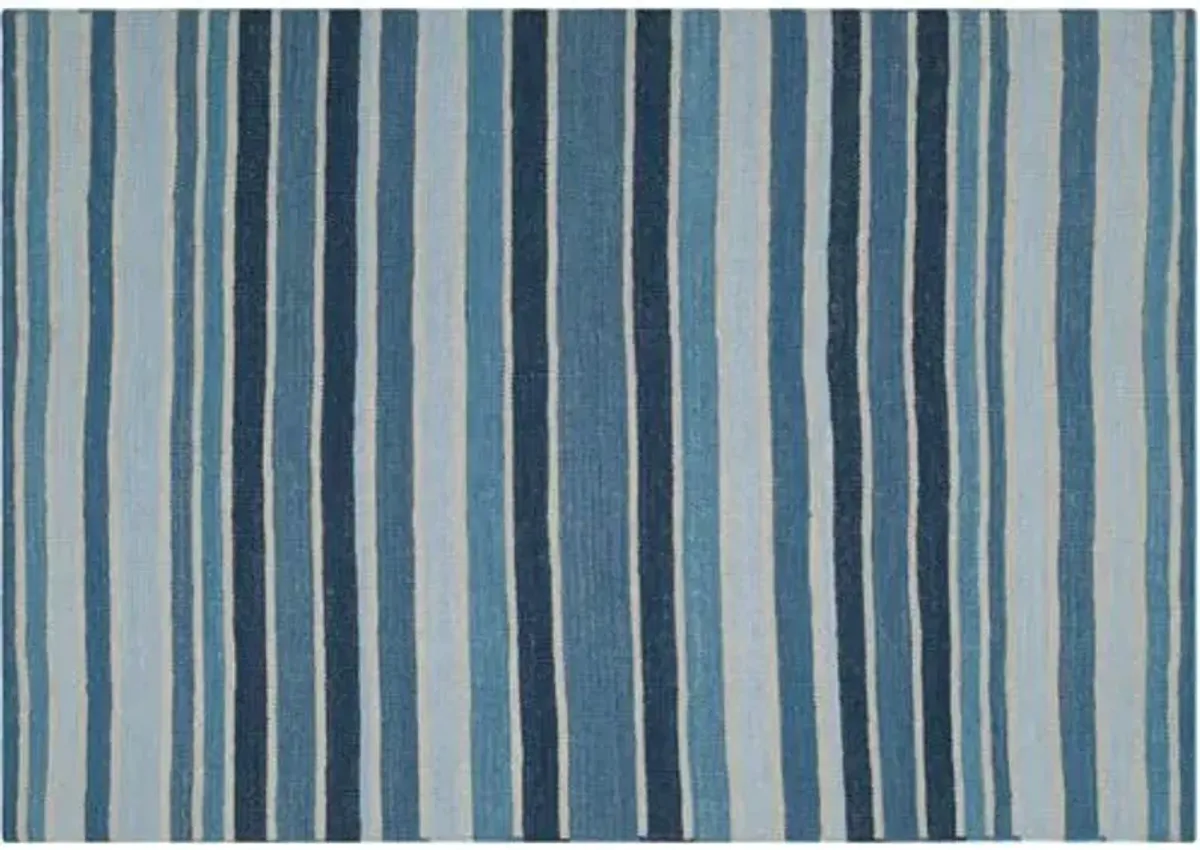 Barragan Stripe Rug - Ralph Lauren Home - Blue - Blue