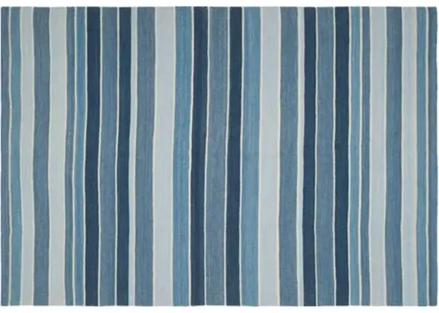 Barragan Stripe Rug - Ralph Lauren Home - Blue - Blue