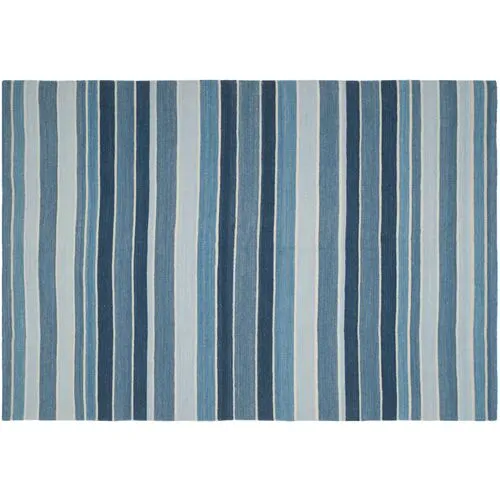 Barragan Stripe Rug - Ralph Lauren Home - Blue - Blue