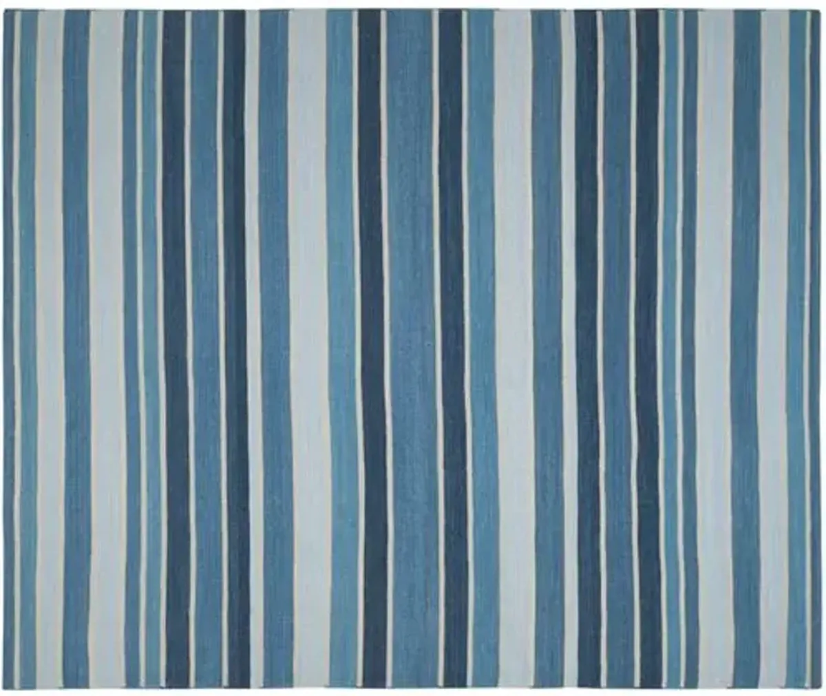 Barragan Stripe Rug - Ralph Lauren Home - Blue - Blue