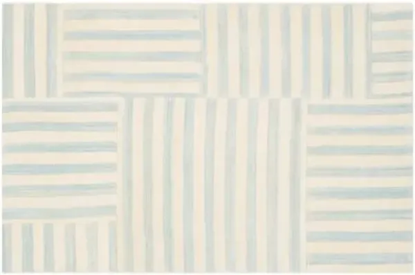 Canyon Stripe Patch Rug - Ralph Lauren Home - Ivory - Ivory