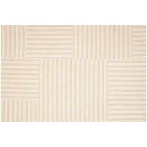 Canyon Stripe Patch Rug - Ralph Lauren Home - Beige - Beige