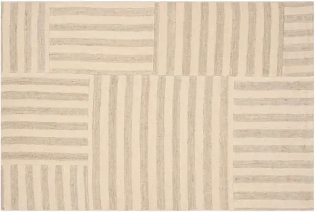 Canyon Stripe Patch Rug - Ralph Lauren Home - Beige - Beige