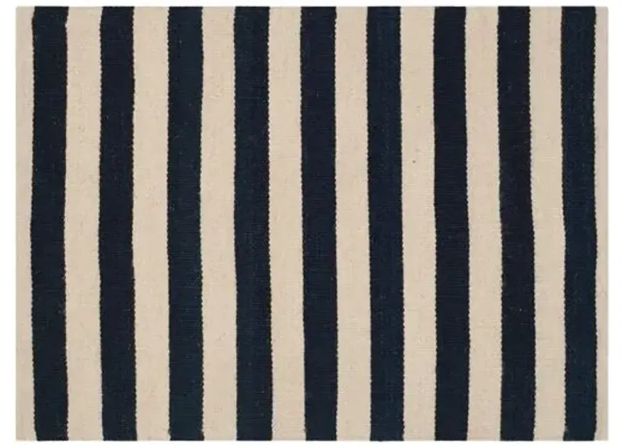 Canyon Stripe Rug - Ralph Lauren Home - Black - Black