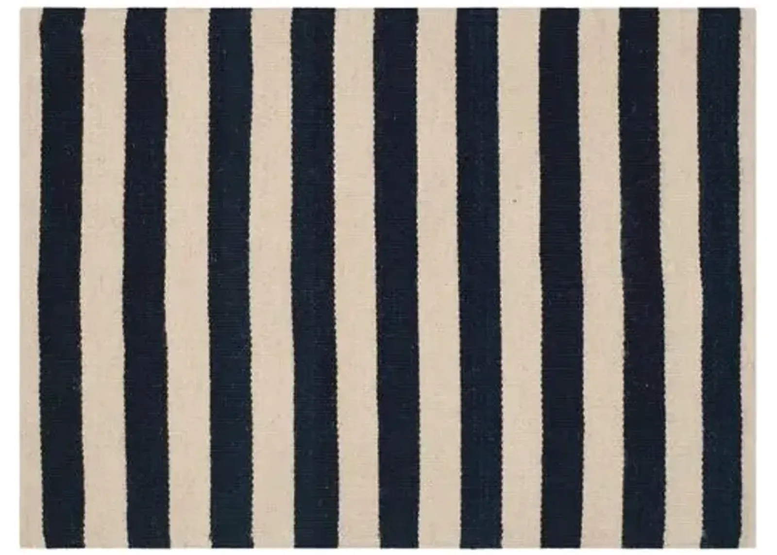 Canyon Stripe Rug - Ralph Lauren Home - Black - Black