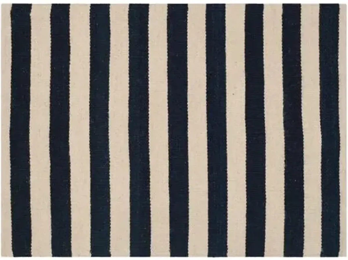 Canyon Stripe Rug - Ralph Lauren Home - Black - Black