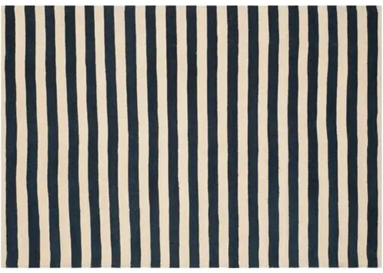 Canyon Stripe Rug - Ralph Lauren Home - Black - Black