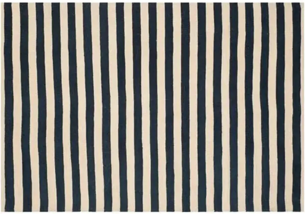 Canyon Stripe Rug - Ralph Lauren Home - Black - Black