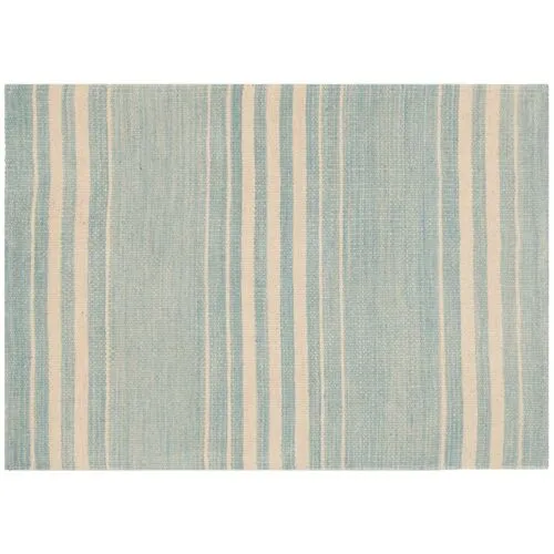 Bluff Point Stripe Rug - Ralph Lauren Home - Blue - Blue