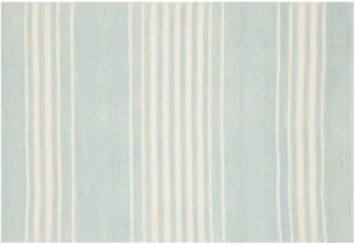 Bluff Point Stripe Rug - Ralph Lauren Home - Blue - Blue