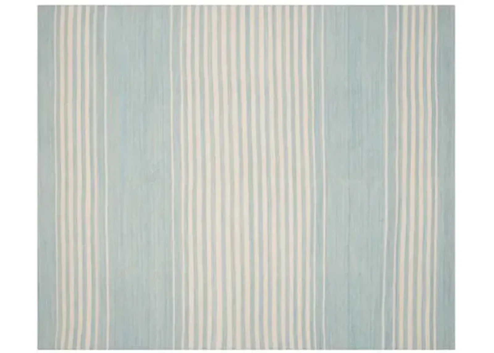 Bluff Point Stripe Rug - Ralph Lauren Home - Blue - Blue