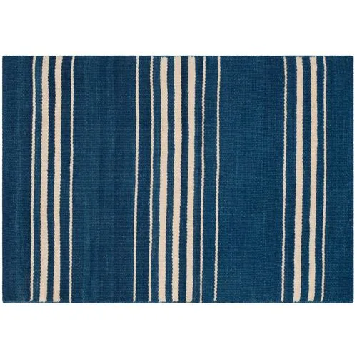 Bluff Point Stripe Rug - Ralph Lauren Home - Blue - Blue