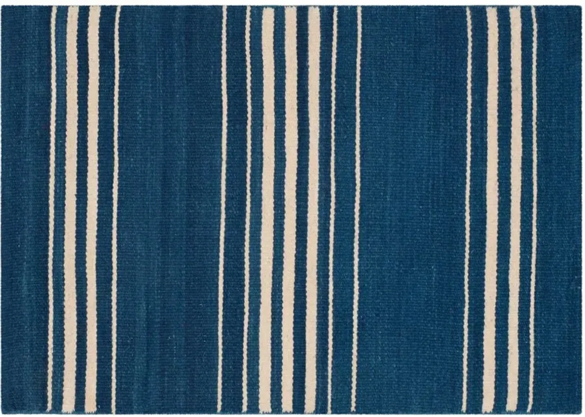 Bluff Point Stripe Rug - Ralph Lauren Home - Blue - Blue