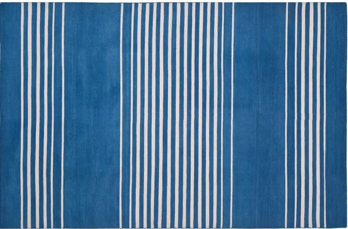 Bluff Point Stripe Rug - Ralph Lauren Home - Blue - Blue