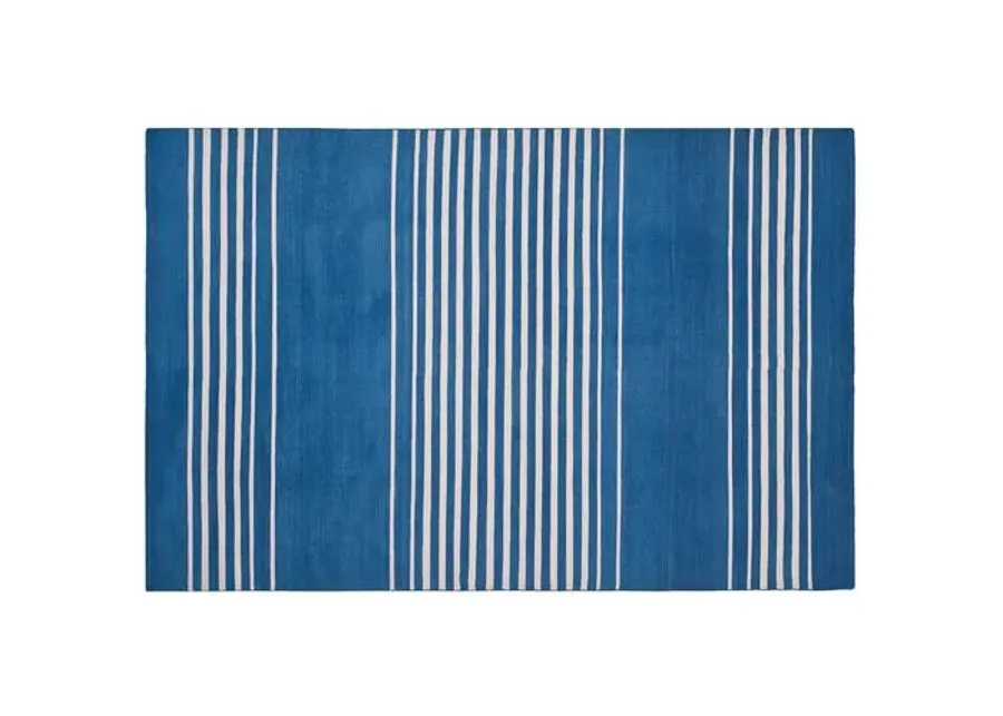 Bluff Point Stripe Rug - Ralph Lauren Home - Blue - Blue