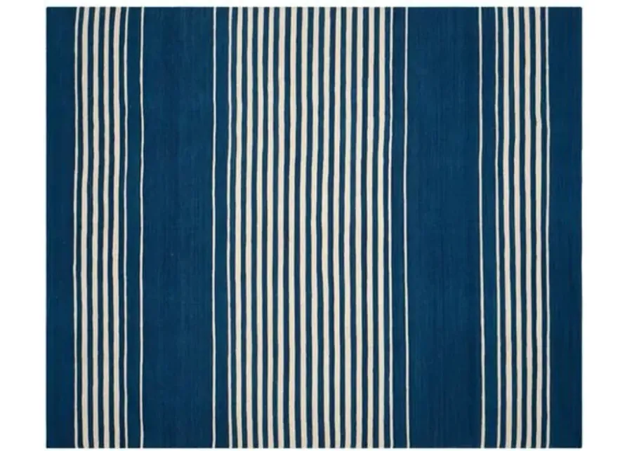 Bluff Point Stripe Rug - Ralph Lauren Home - Blue - Blue