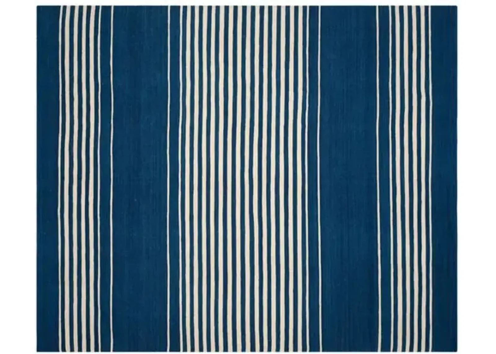 Bluff Point Stripe Rug - Ralph Lauren Home - Blue - Blue