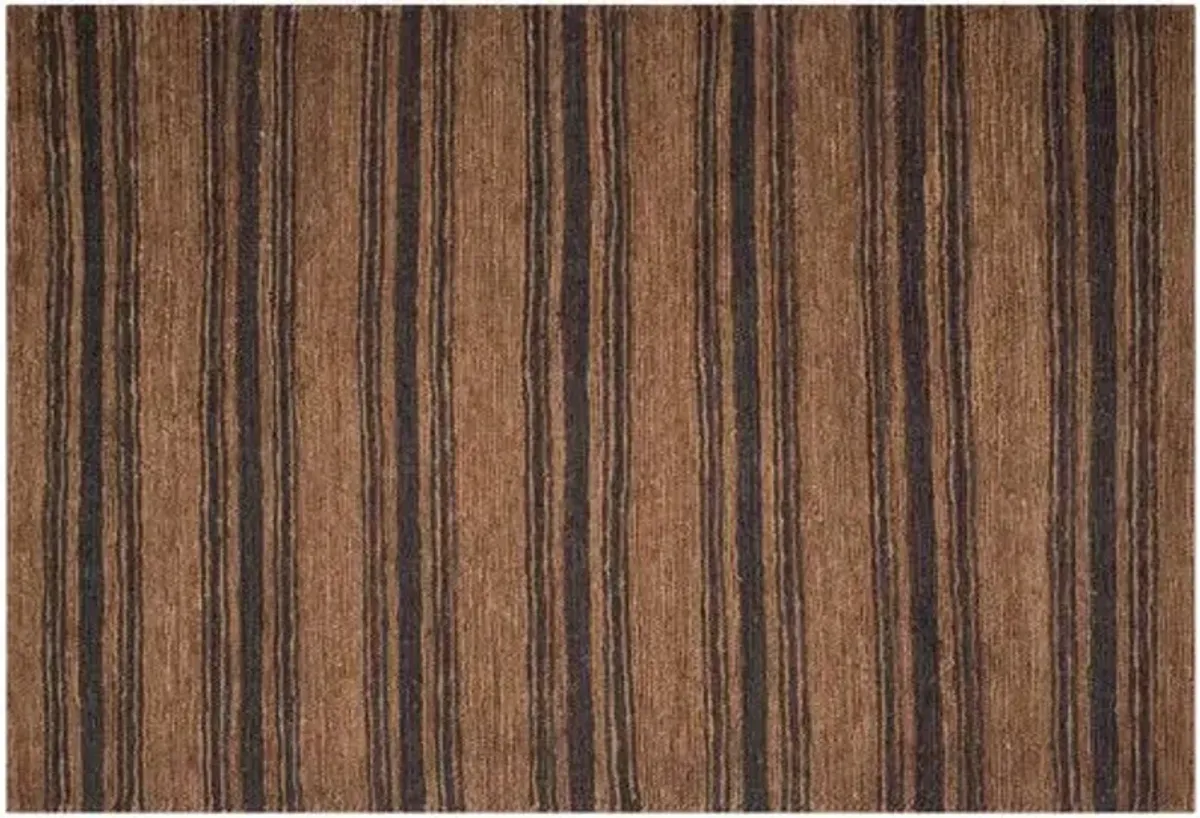 Cliff Stripe Rug - Ralph Lauren Home - Brown - Brown