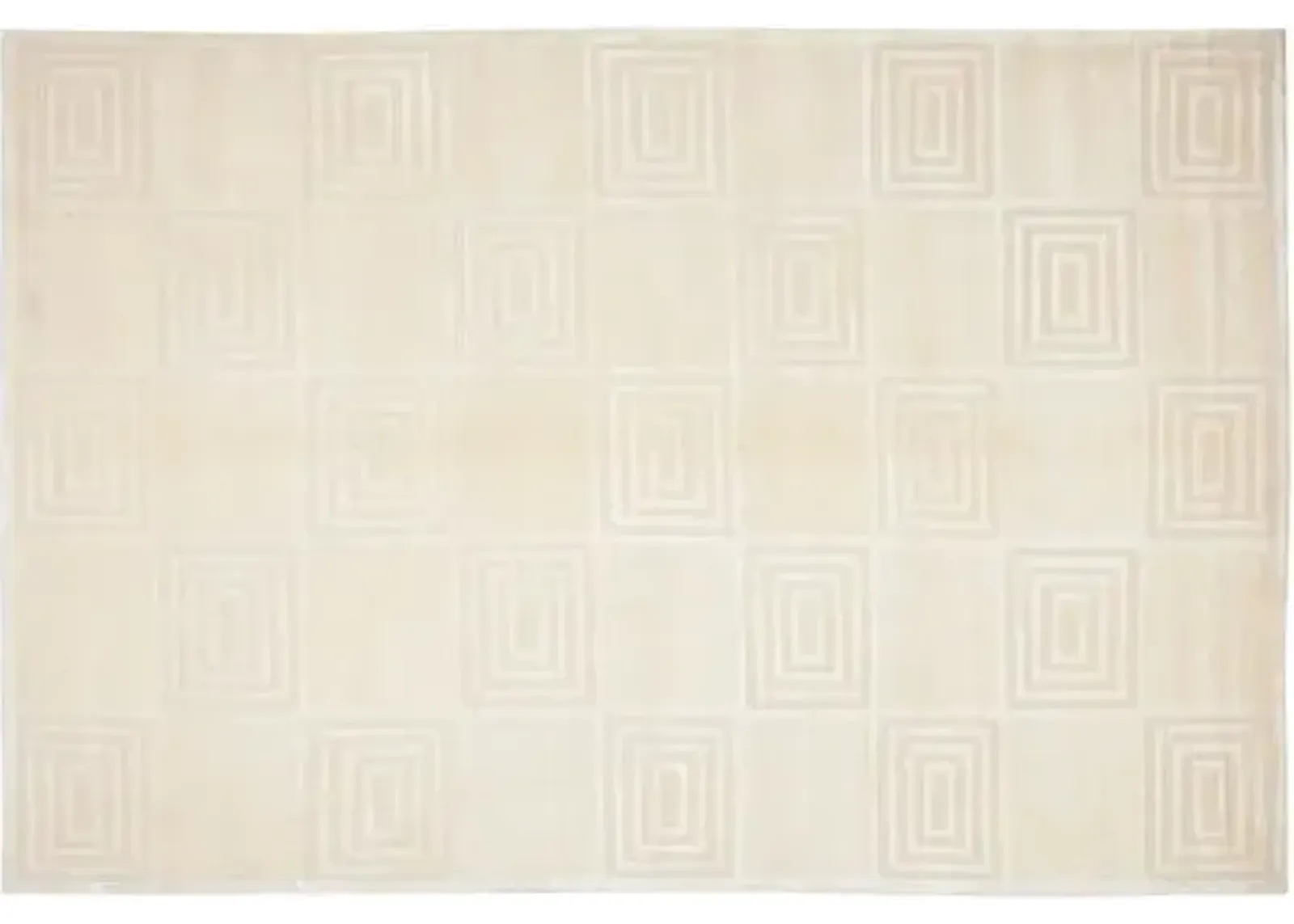 Alistair Tiles Rug - Ralph Lauren Home - Ivory - Ivory